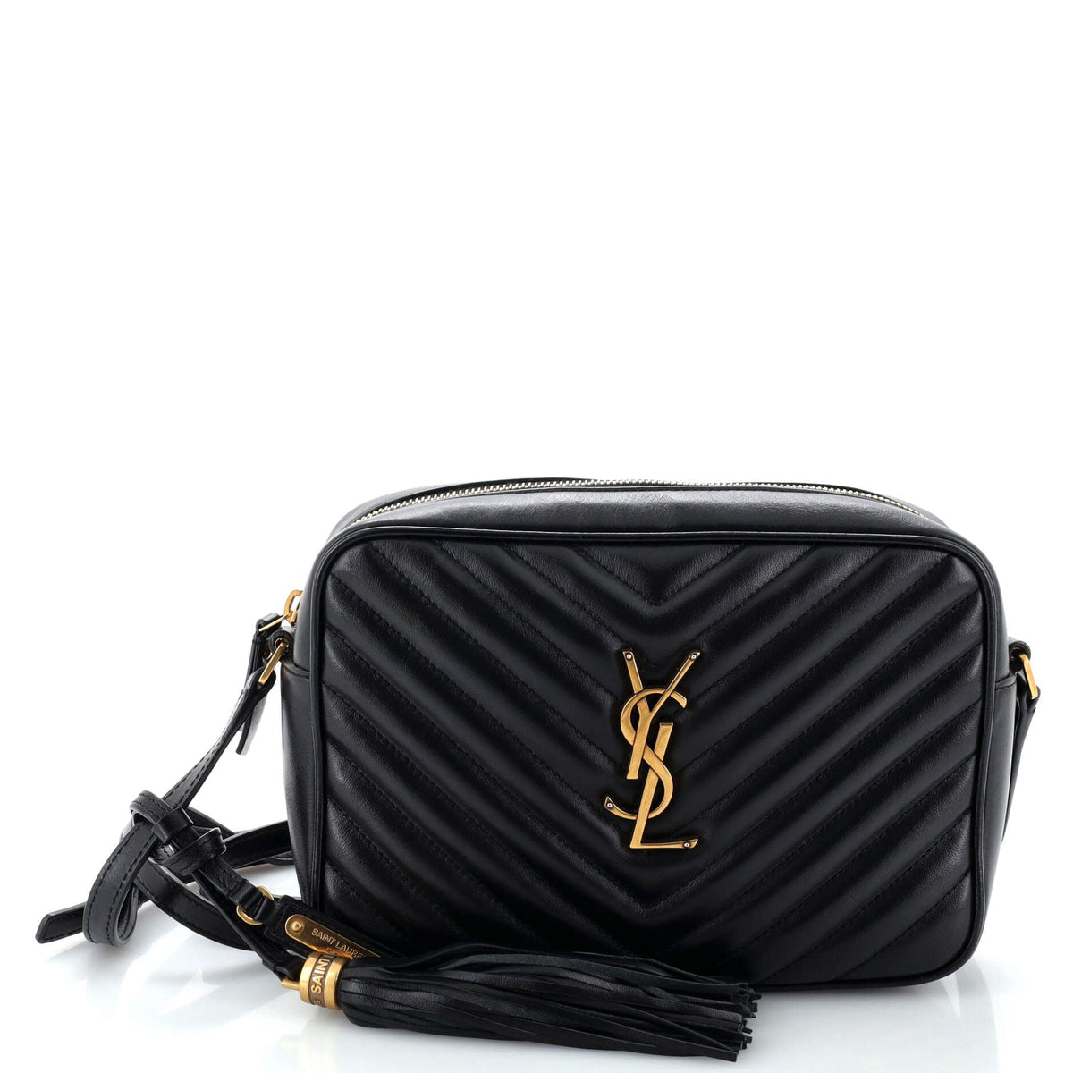 Saint Laurent Lou Camera Bag Matelasse Chevron Leather Small