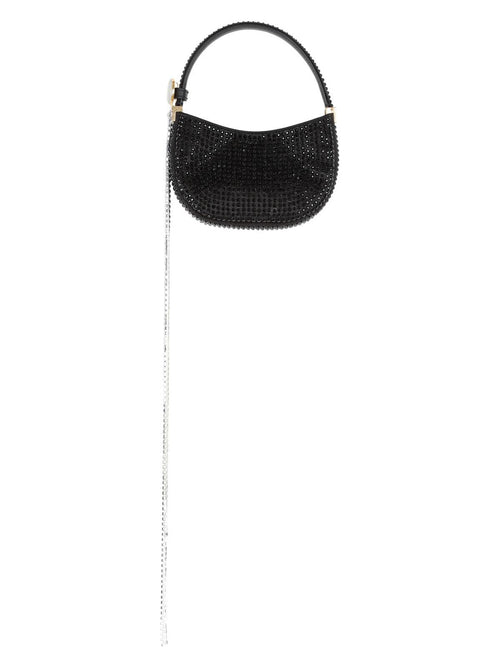 Women's Micro Vesna Crystal Hobo Bag in Black | 703423