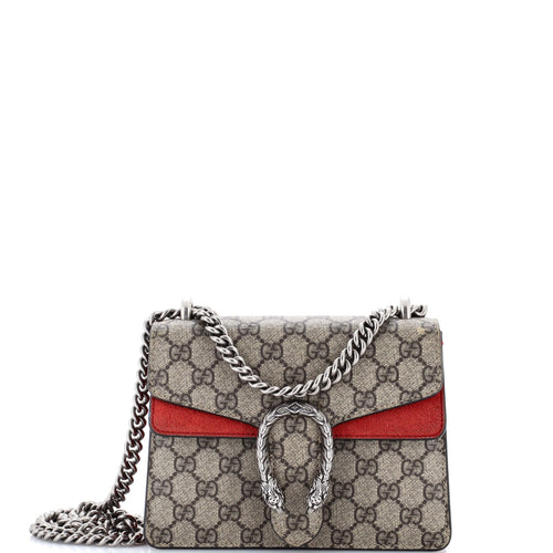 GUCCI Dionysus Bag GG Coated Canvas Mini