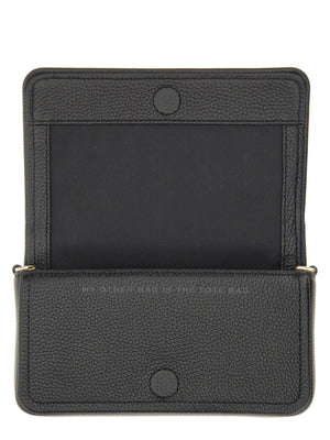 Marc Jacobs Shoulder Bag Polished Leather - Black