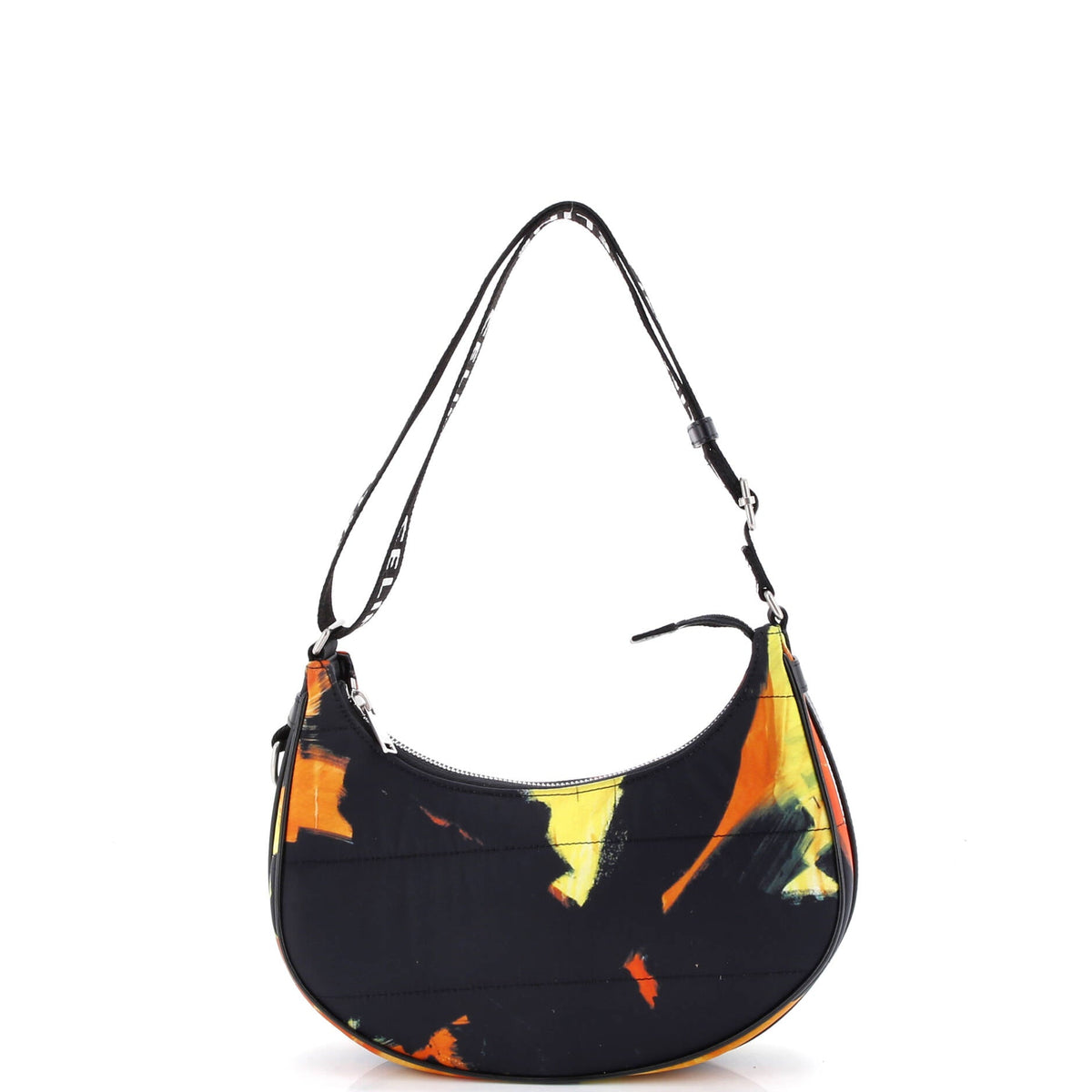 Celine CELINE Ava Shoulder Bag Printed Quilted Nylon Medium