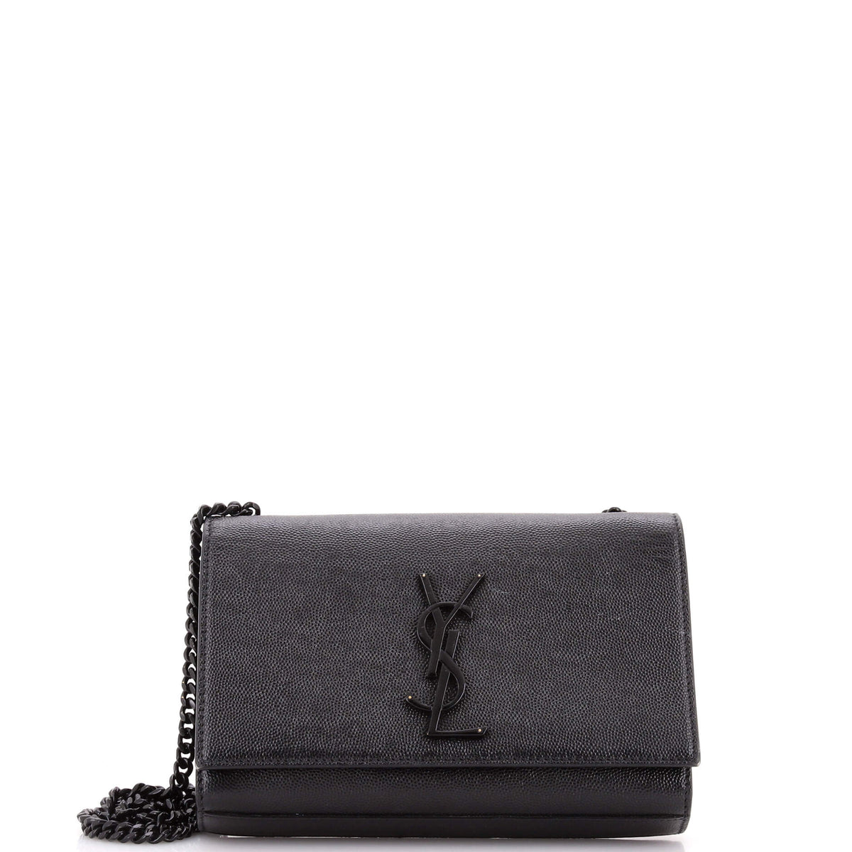 Saint Laurent Classic Monogram Crossbody Bag Grainy Leather Small
