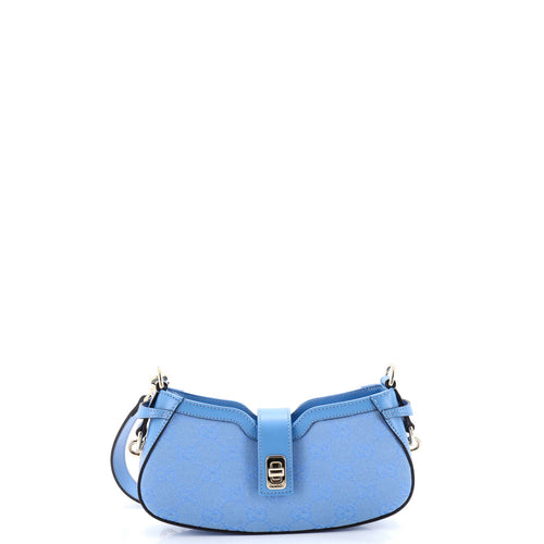 GUCCI Moon Side Shoulder Bag GG Canvas Mini