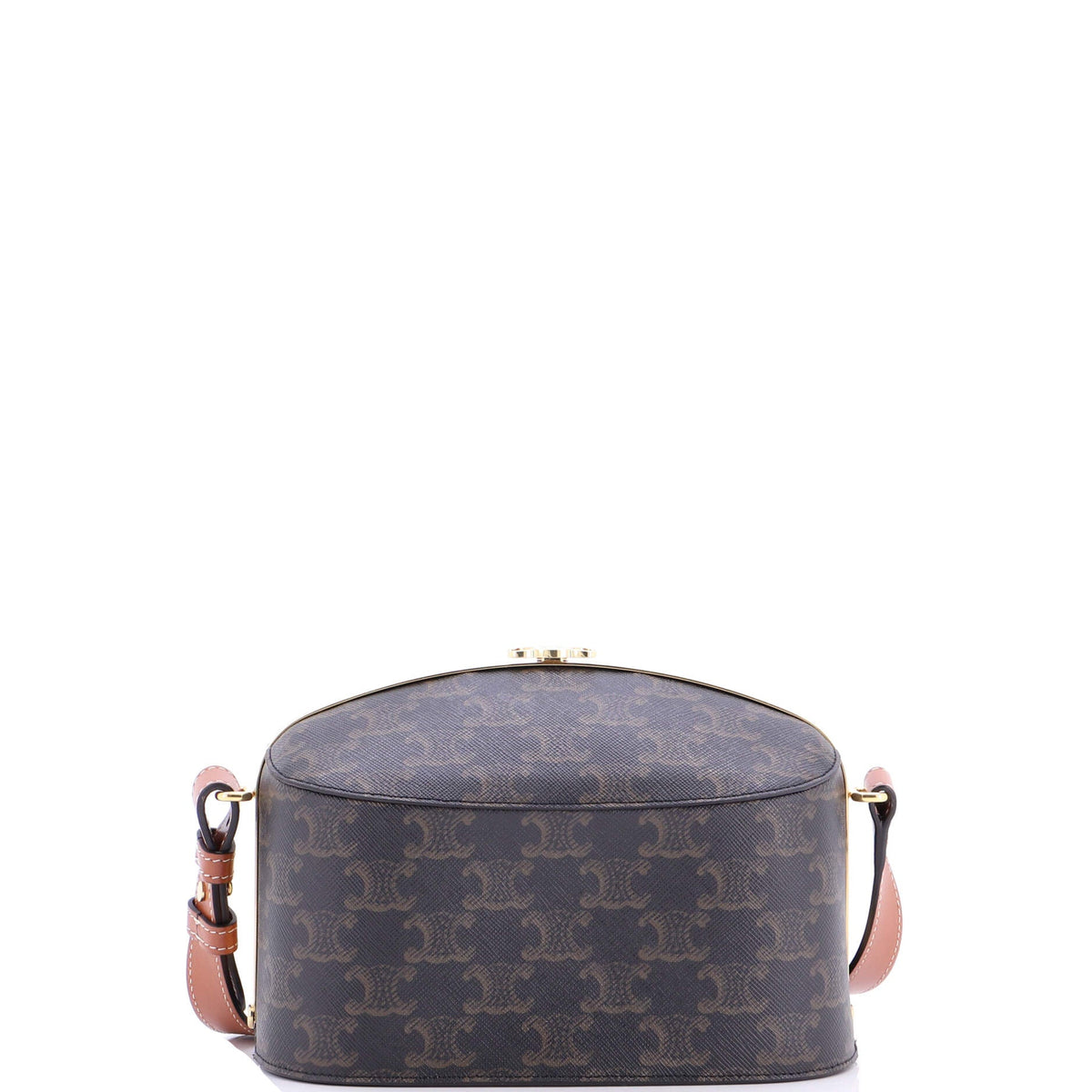 Celine CELINE Lunch Box Bag Triomphe Coated Canvas