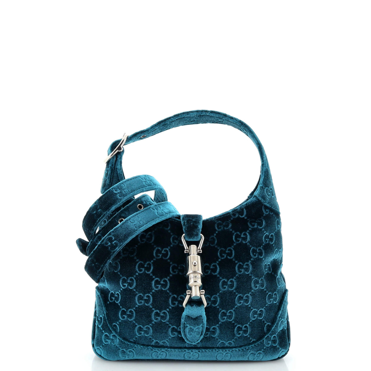 Gucci GUCCI Jackie 1961 Hobo GG Velvet Small