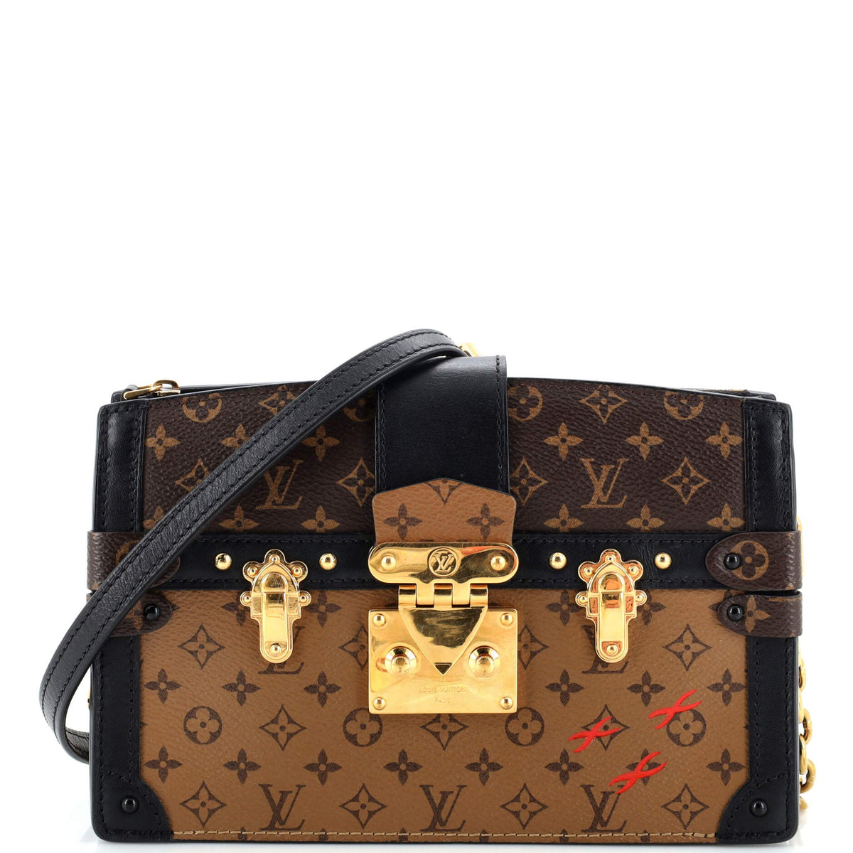 Louis Vuitton Trunk Clutch Reverse Monogram Canvas