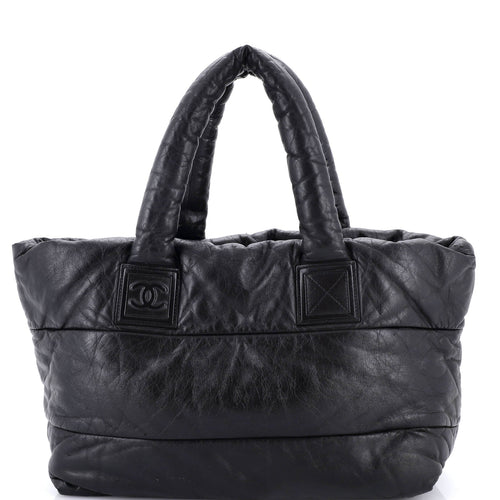CHANEL Coco Cocoon Reversible Tote Quilted Lambskin Medium