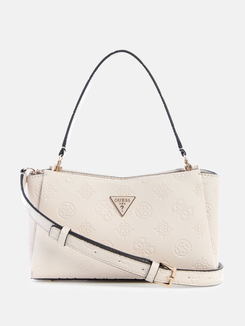 Tisha Debossed Peony Crossbody