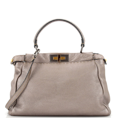 FENDI Selleria Peekaboo Bag Leather Medium