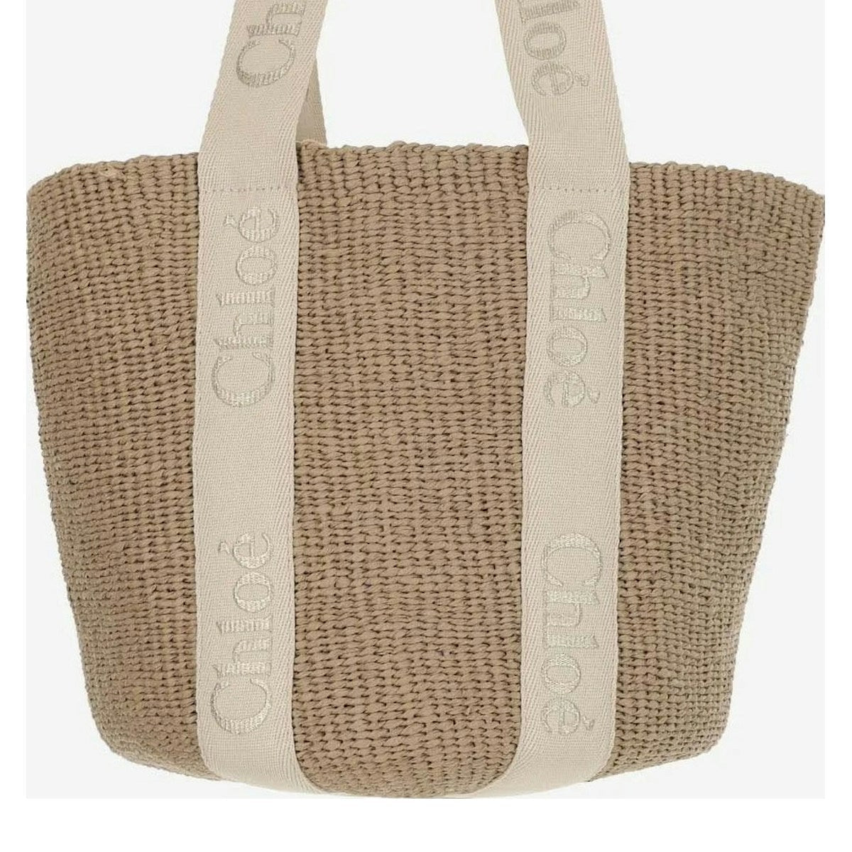 Chloé Women's Large Woody Basket in Goldc | CHC24US380N49