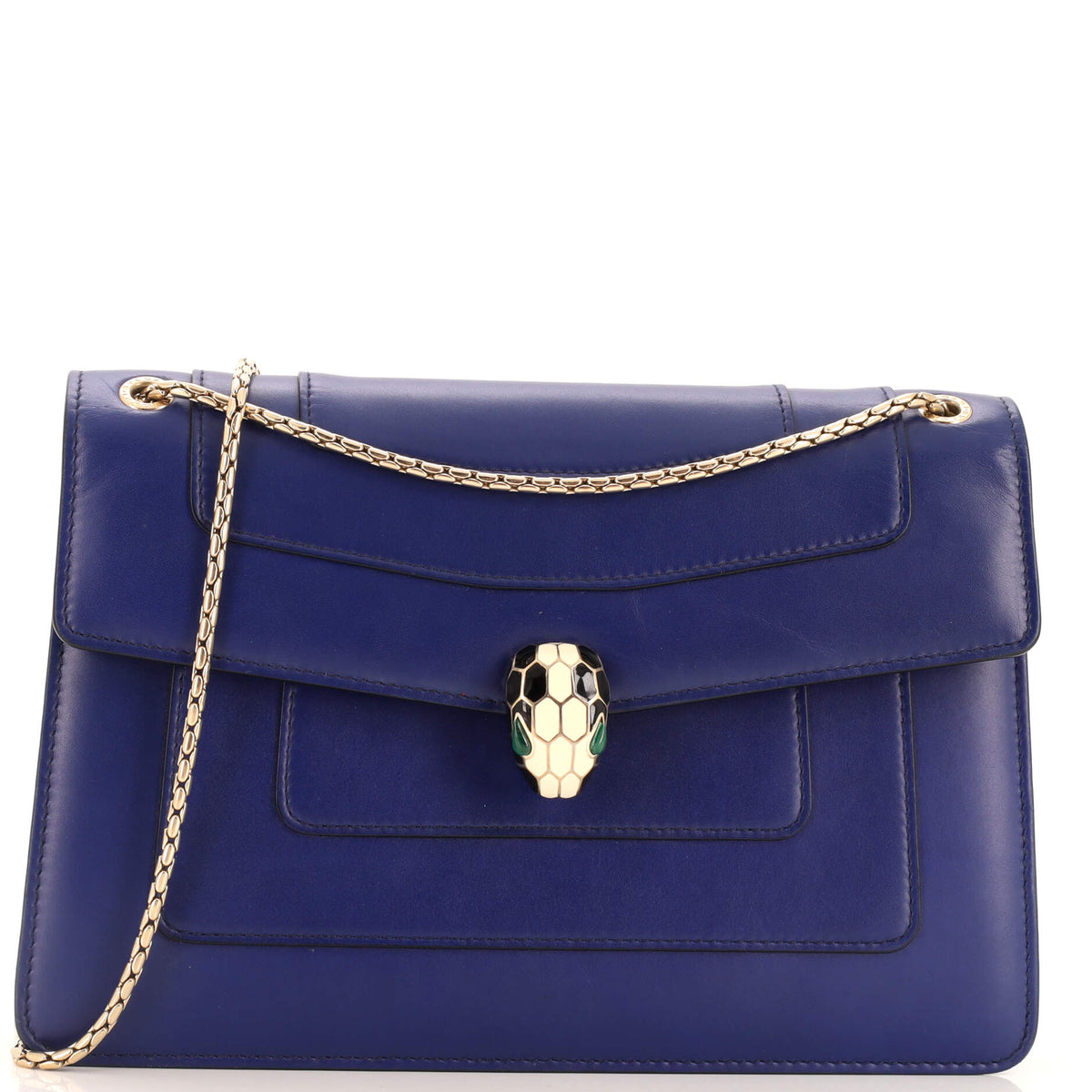 Bvlgari BVLGARI Serpenti Forever Shoulder Bag Leather Medium