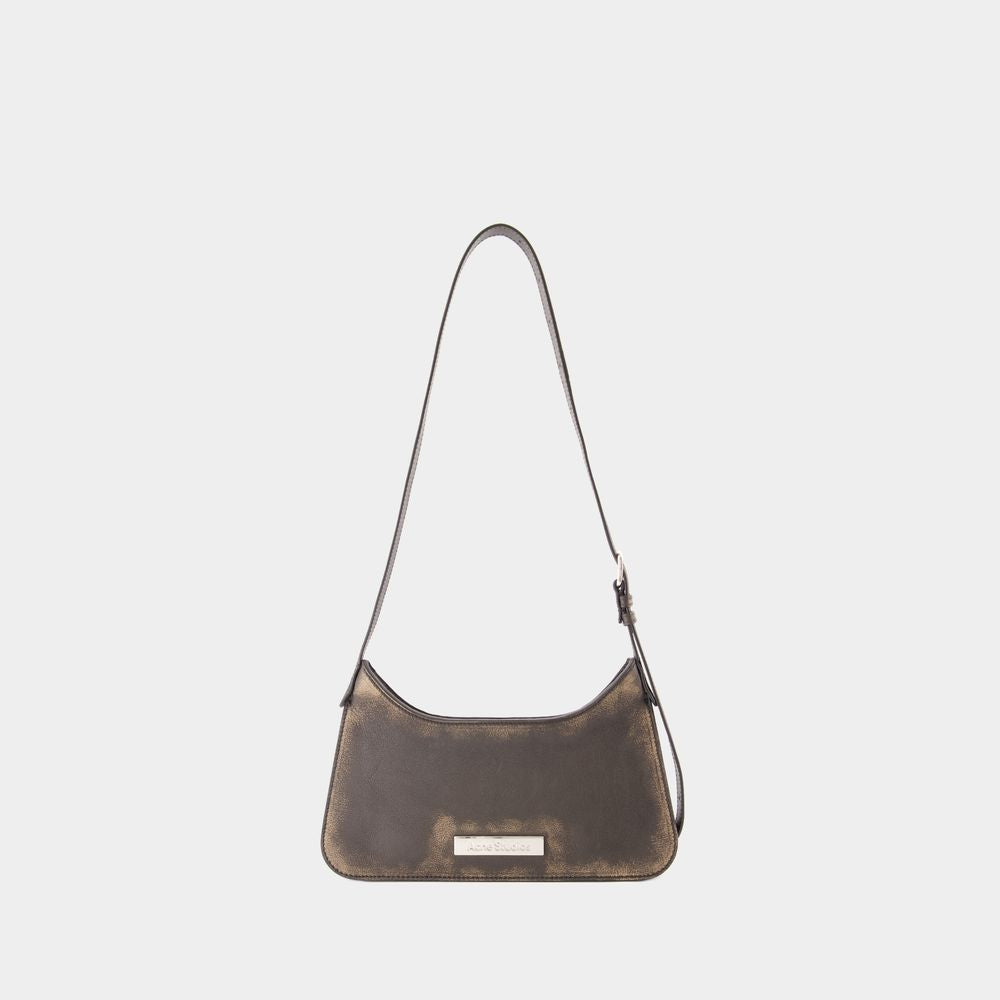 Acne Studios Women's Platt Mini Shoulder Bag in Brown | A10381 Color AIP