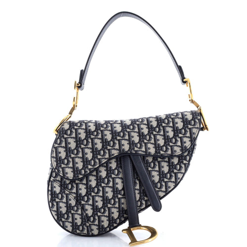Saddle Handbag Oblique Canvas Medium