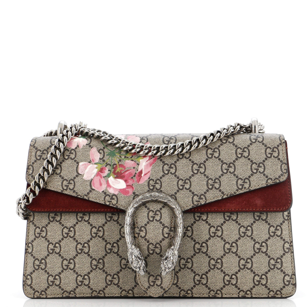 Gucci GUCCI Dionysus Bag Blooms Print GG Coated Canvas Small