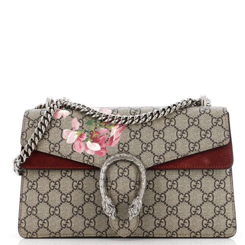 GUCCI Dionysus Bag Blooms Print GG Coated Canvas Small