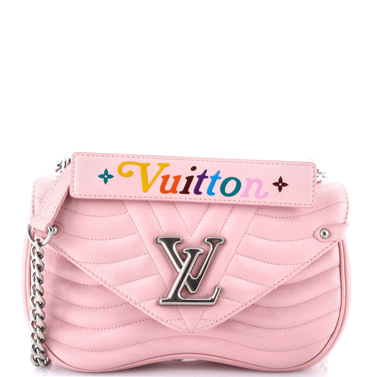 Louis Vuitton New Wave Chain Bag Quilted Leather MM