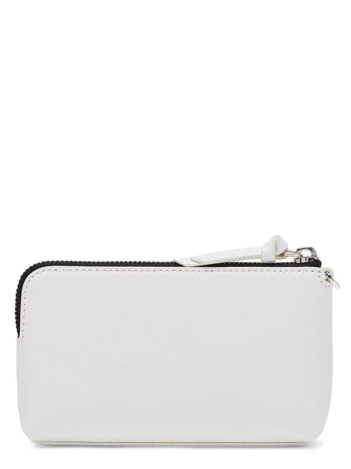 Marc Jacobs Shoulder Bag Split Leather Wristlet - White
