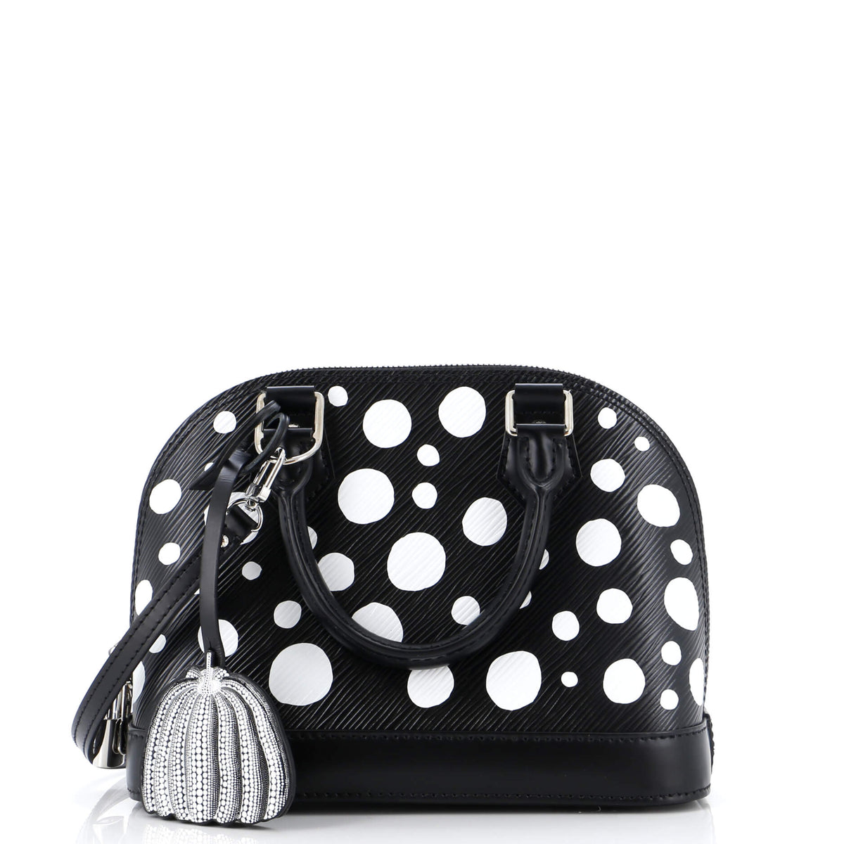 Louis Vuitton Alma Handbag Yayoi Kusama Infinity Dots Epi Leather BB
