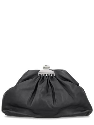 Marc Jacobs Lamb Leather Clutch - Black