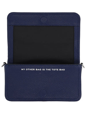 Marc Jacobs Mini Bag Embroidered Logo - Blue