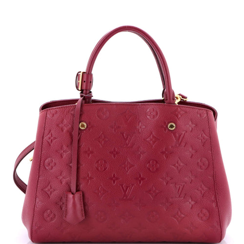 Montaigne Handbag Monogram Empreinte Leather MM