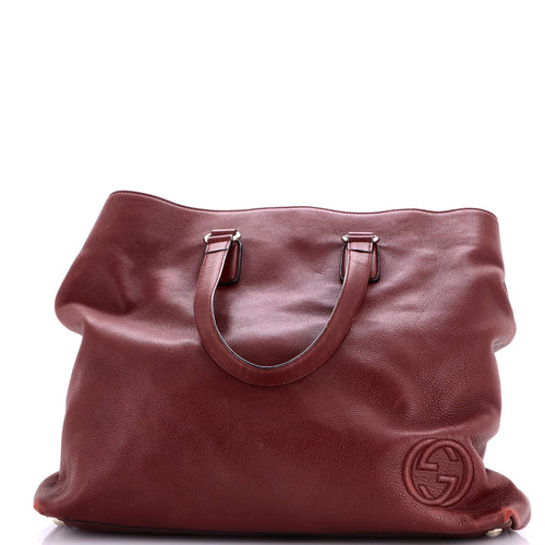 GUCCI Soho Open Tote Leather Large