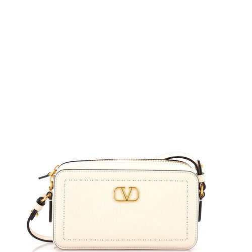 VALENTINO GARAVANI Vlogo Alltime Camera Bag Leather Mini