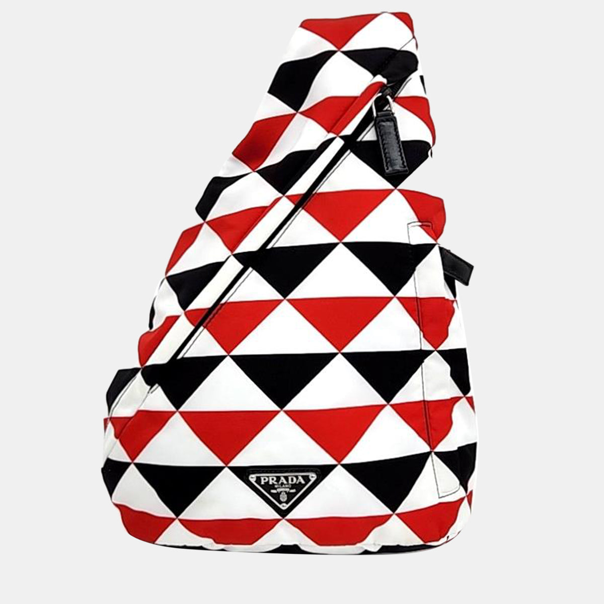Prada Multicolor Re-Nylon on Ice Collection Single-Rope Backpack