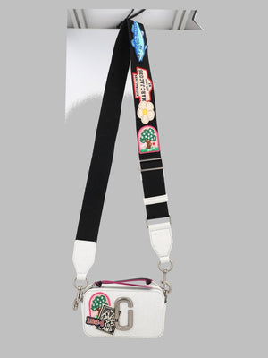 Marc Jacobs Shoulder Bag Patchwork Denim - White