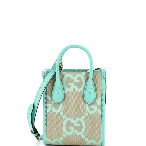 GUCCI Vertical Tote Jumbo GG Canvas Mini