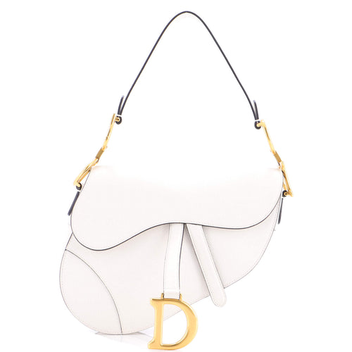 Saddle Handbag Leather Medium