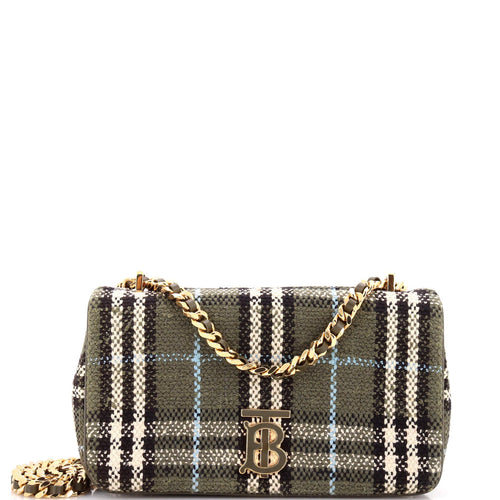 Lola Shoulder Bag Vintage Check Tweed Small