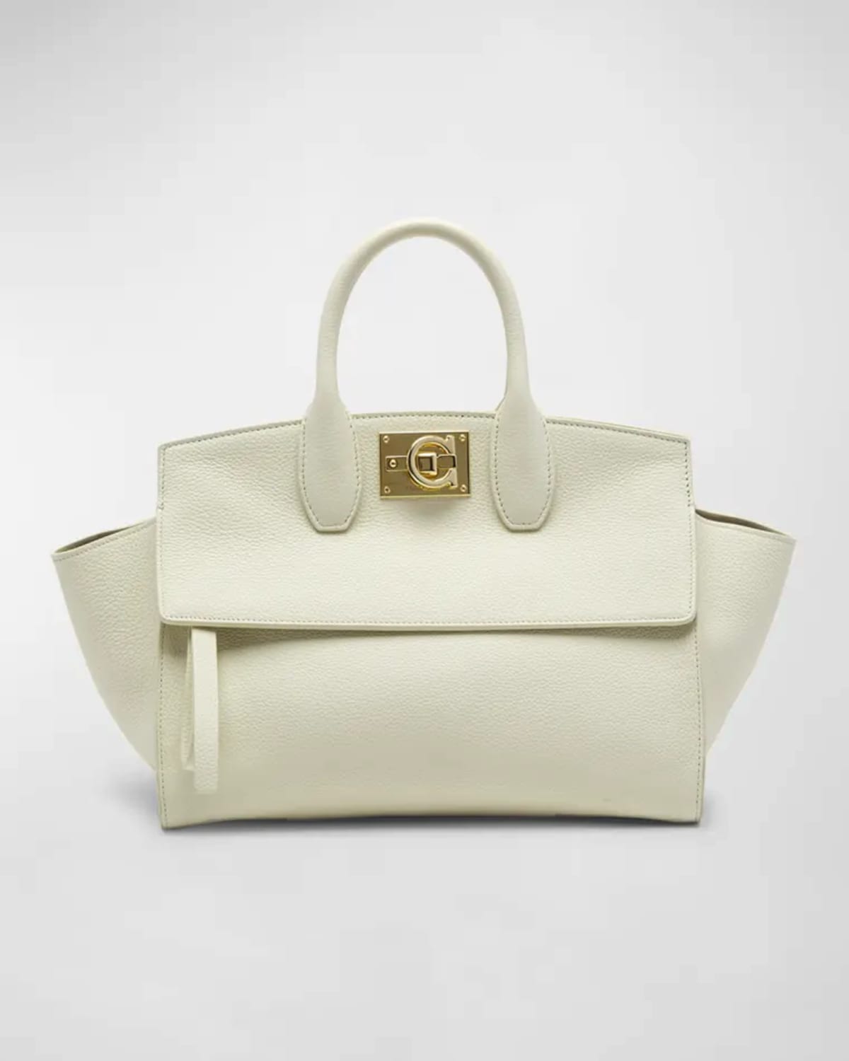 Ferragamo The Studio Soft Small Leather Top-Handle Bag