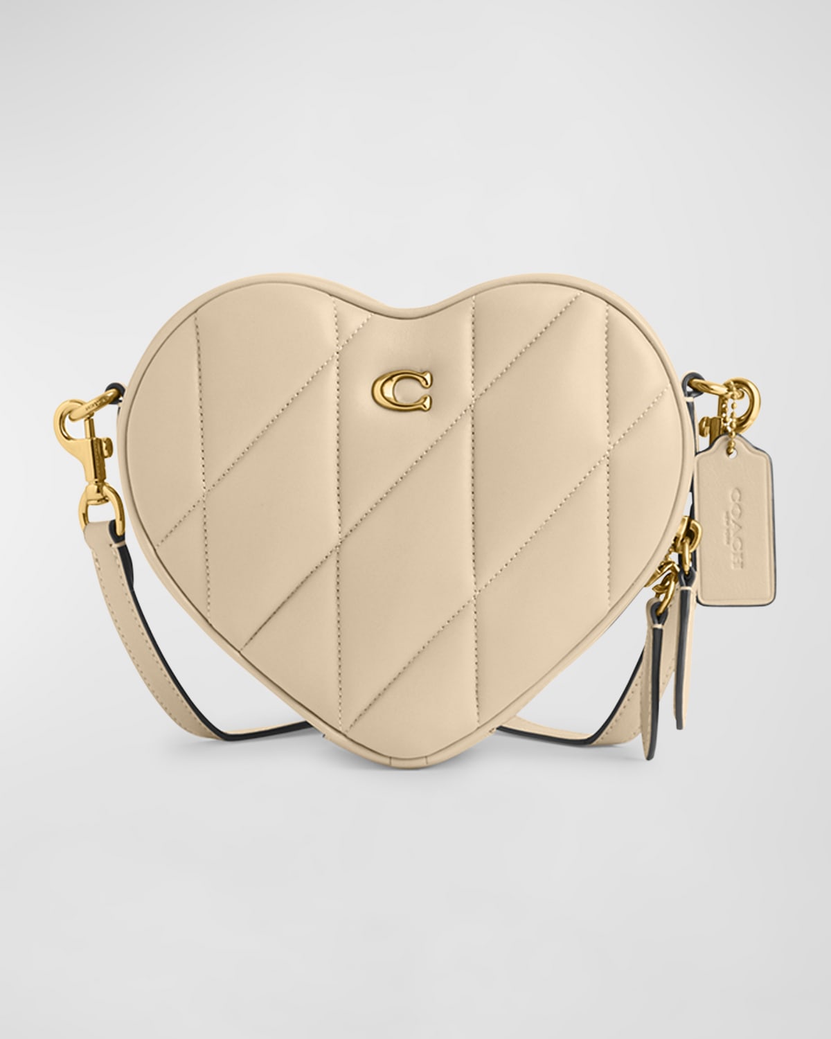 Coach Heart Quilted Leather Crossbody Bag