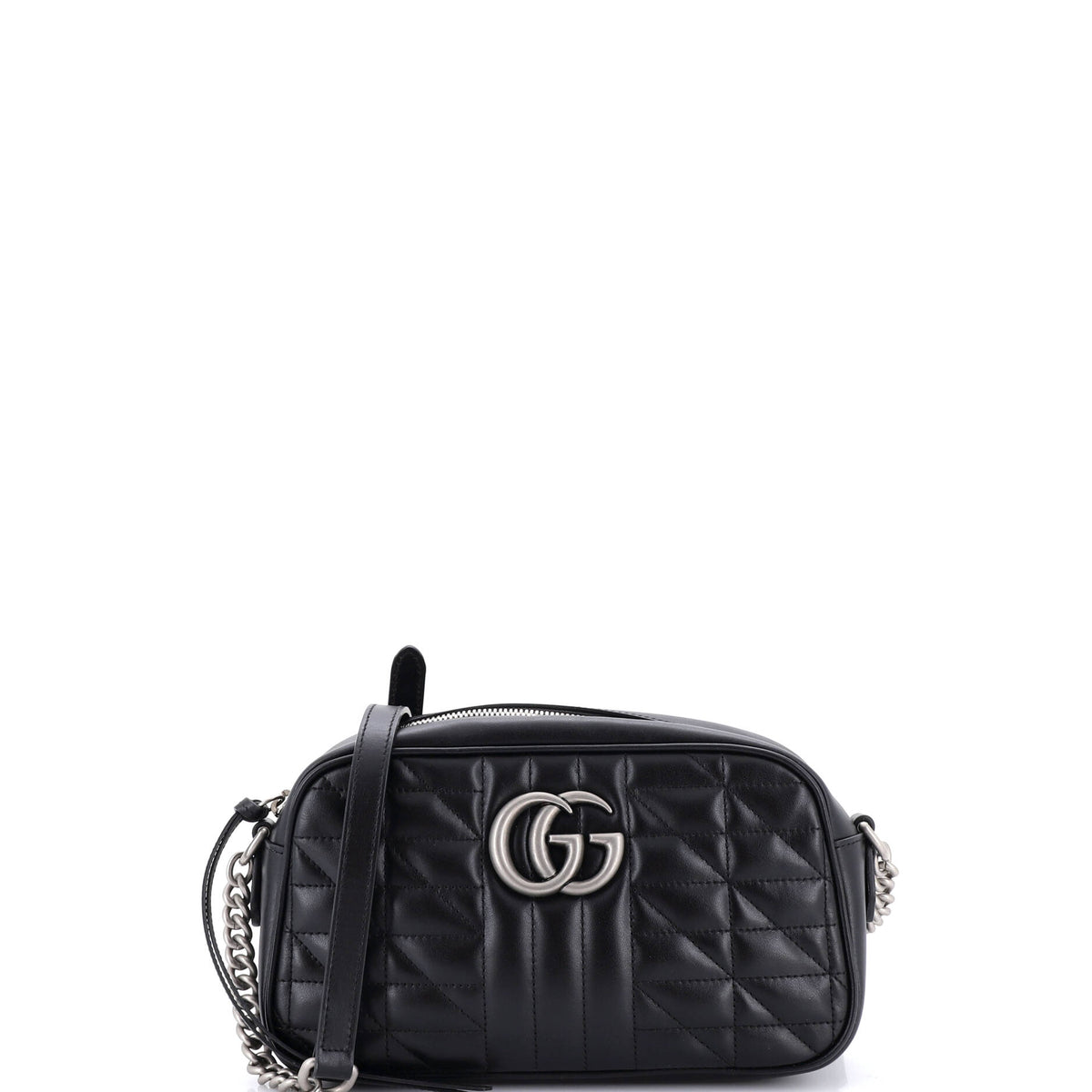 Gucci GUCCI GG Marmont Shoulder Bag Mixed Matelasse Leather Small