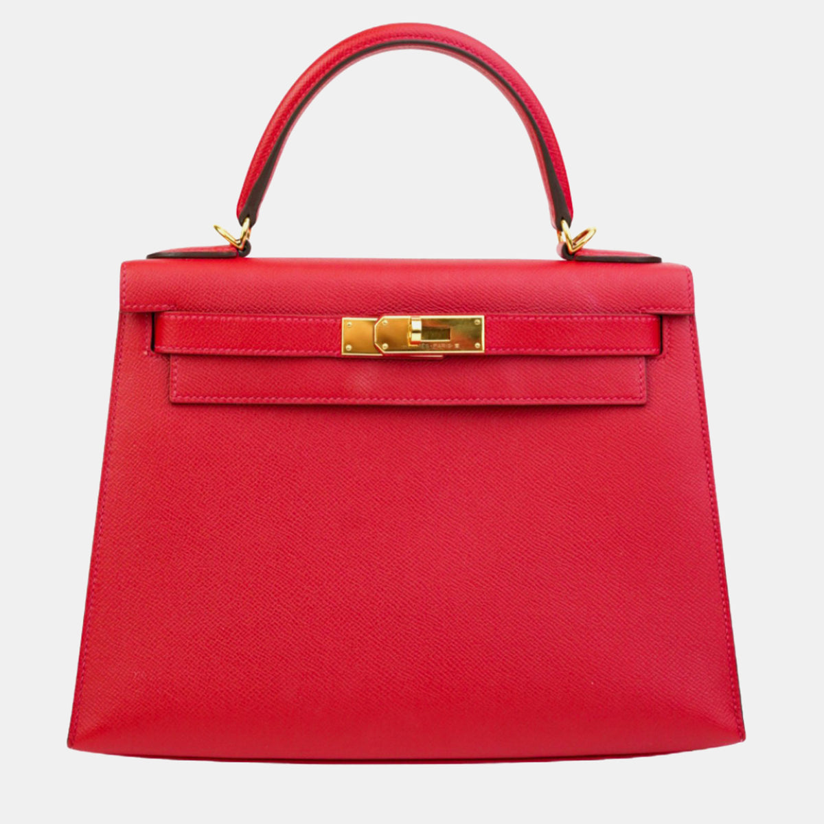 Hermès Rouge Casaque Epsom Kelly 28 Handbag