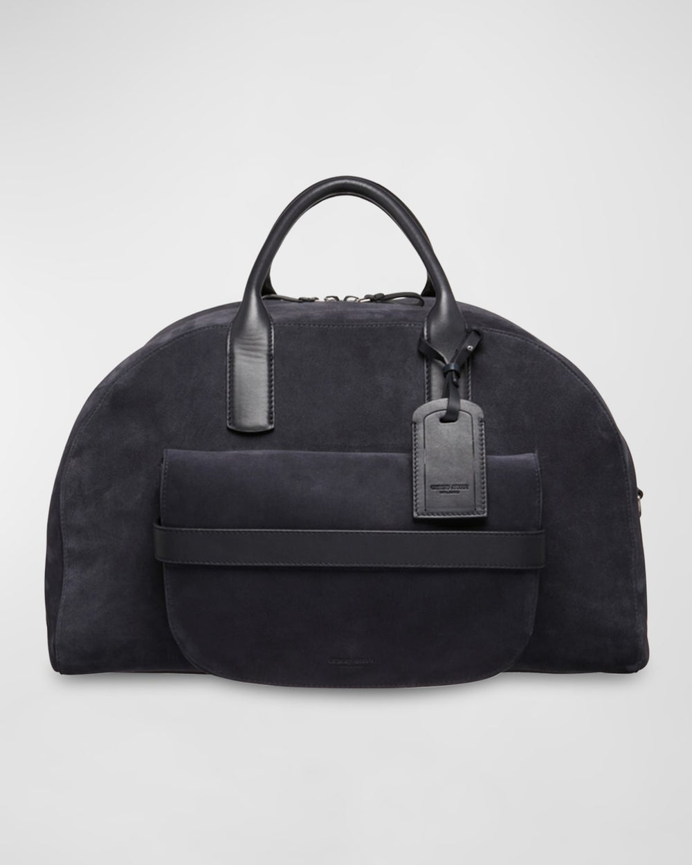 Sac de voyage en daim et cuir pour homme