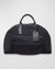 Men's Suede and Leather Duffel Bag