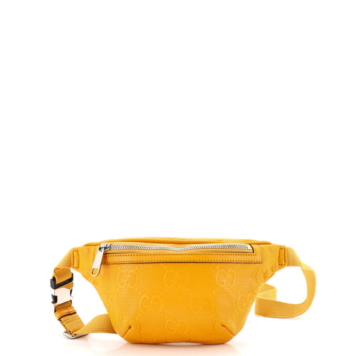 GUCCI Belt Bag GG Embossed Perforated Leather Small