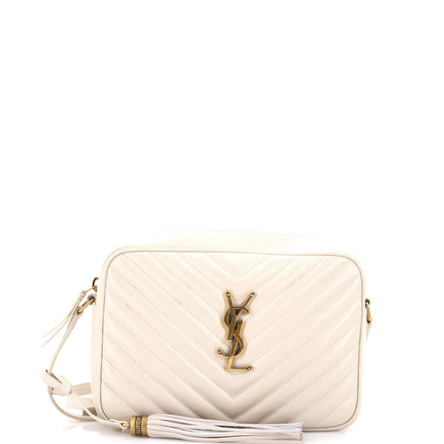 Lou Camera Bag Matelasse Chevron Leather Small