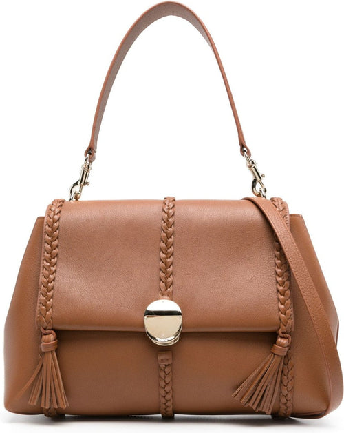 Women's Penelope Soft Shoulder Bag in Caramel | CHC23US569K15