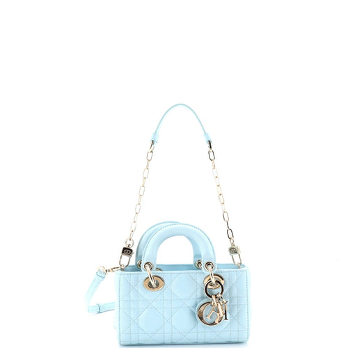 Lady D-Joy Bag Cannage Quilt Lambskin Micro