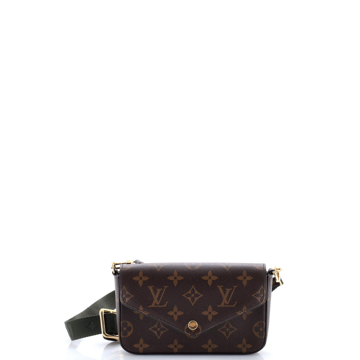 Louis Vuitton Felicie Strap & Go Handbag Monogram Canvas