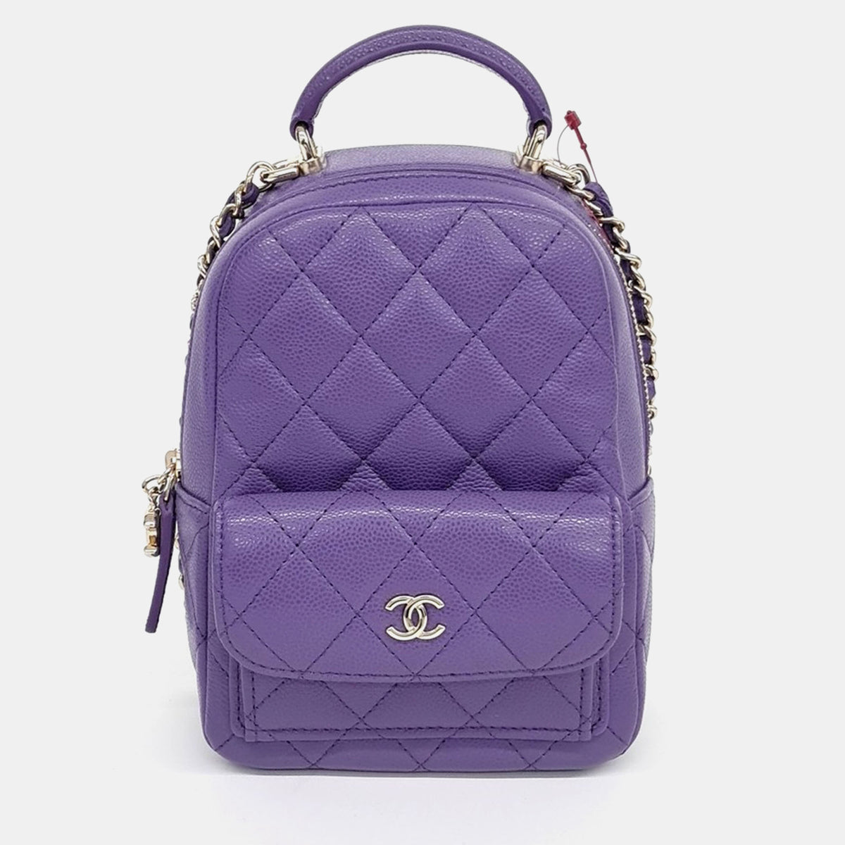 Chanel Caviar Top Handle Mini Backpack