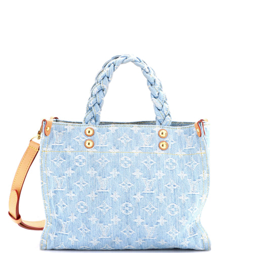 Let Go Tote Monogram Denim PM
