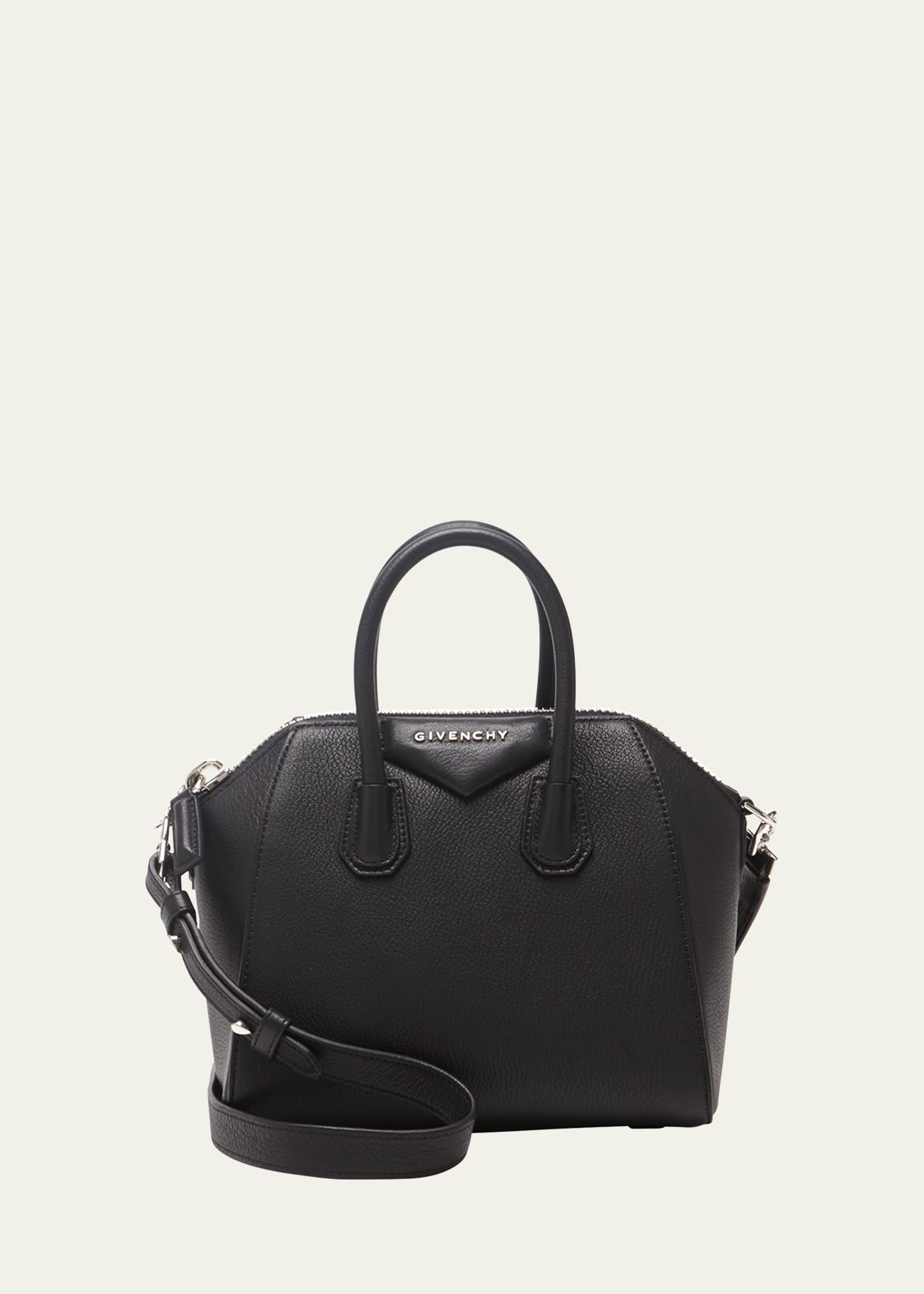 Givenchy Antigona Mini Top Handle Bag in Grained Leather