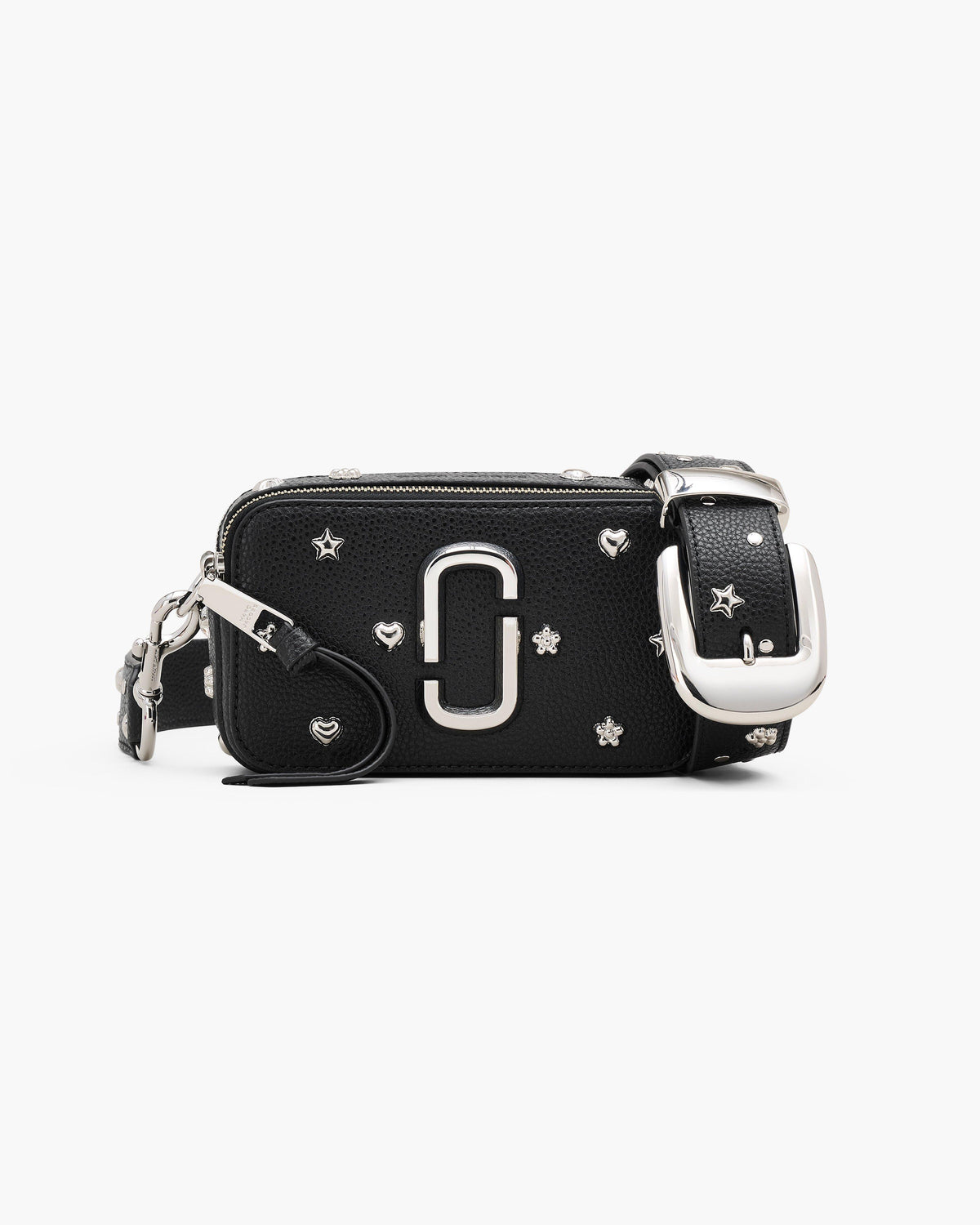 Marc Jacobs Marc Jacobs The Mini Icon Stud Snapshot Bag in Black Multi