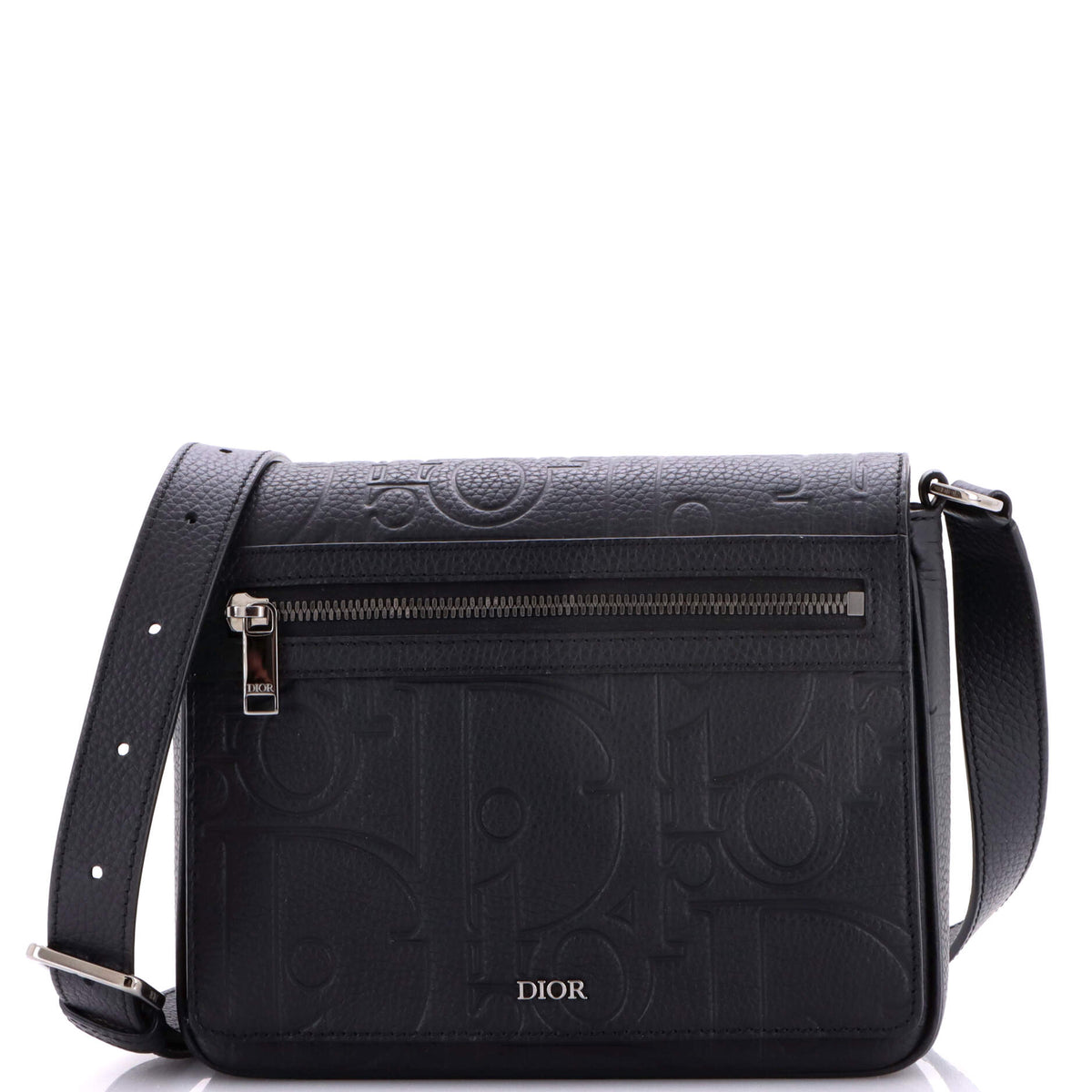Christian Dior Flap Messenger Bag Gravity Leather
