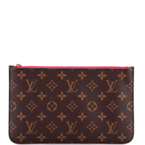 Neverfull Pochette Monogram Canvas Large