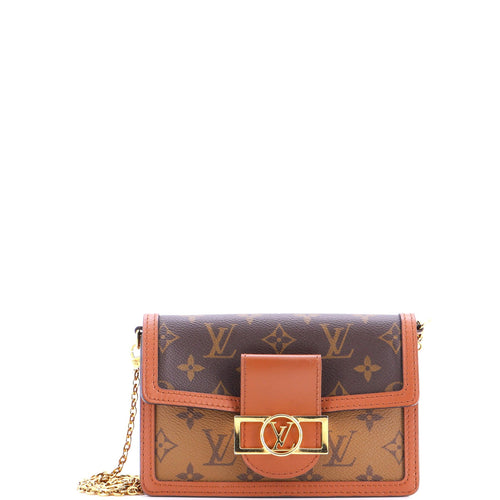 Dauphine Chain Wallet Reverse Monogram Canvas